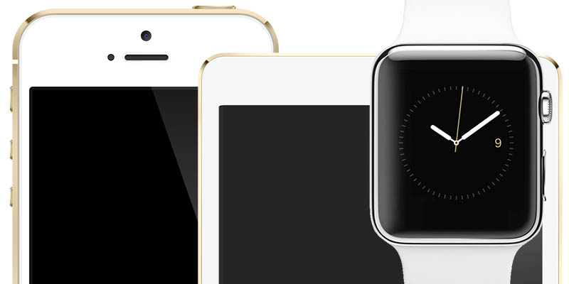 iPhone 5se, Apple Watch, iPad Air 3