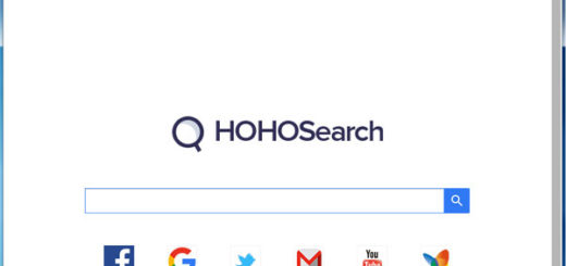 Липовая страница в браузере Hohosearch.com